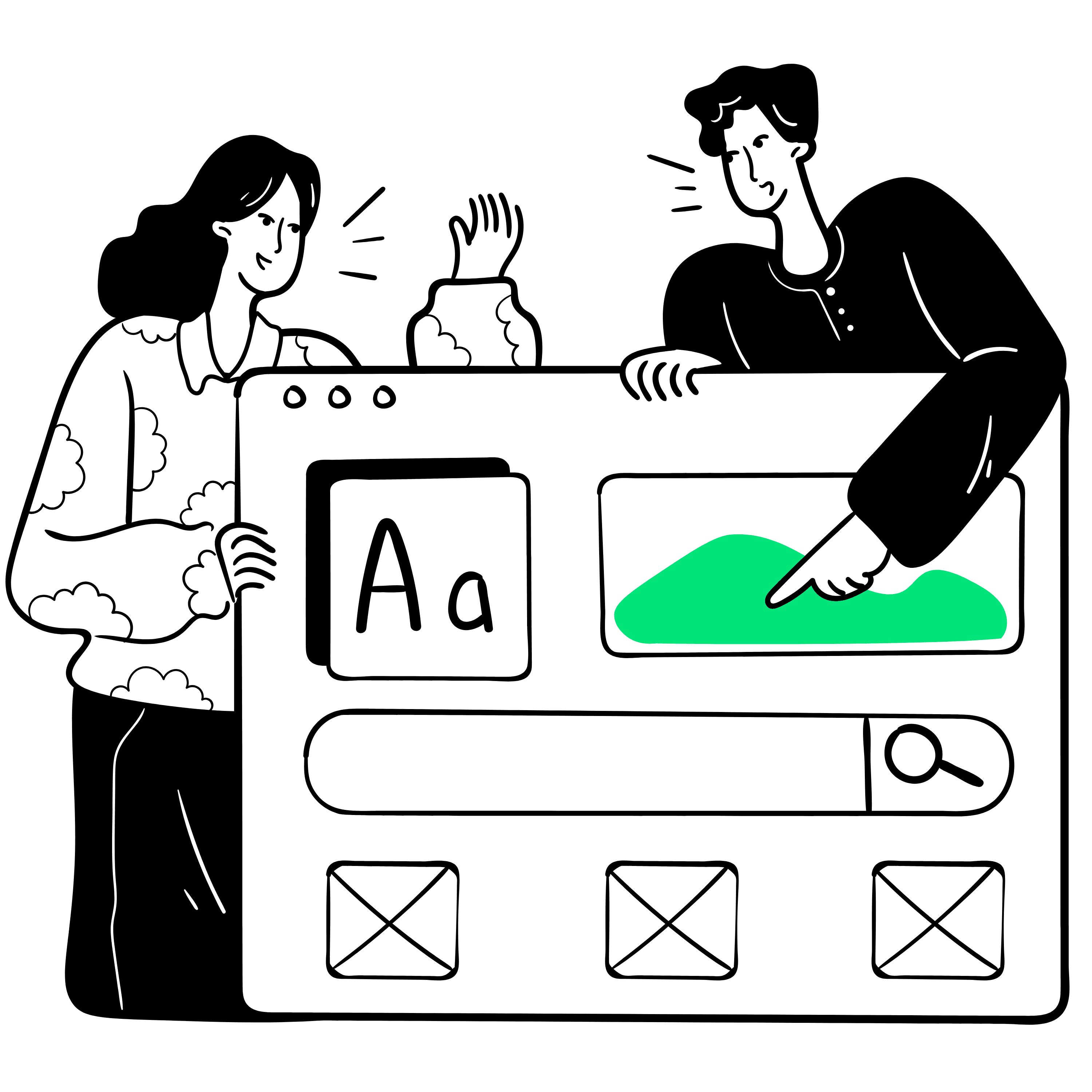 Brand Consulting Strategy Illustration