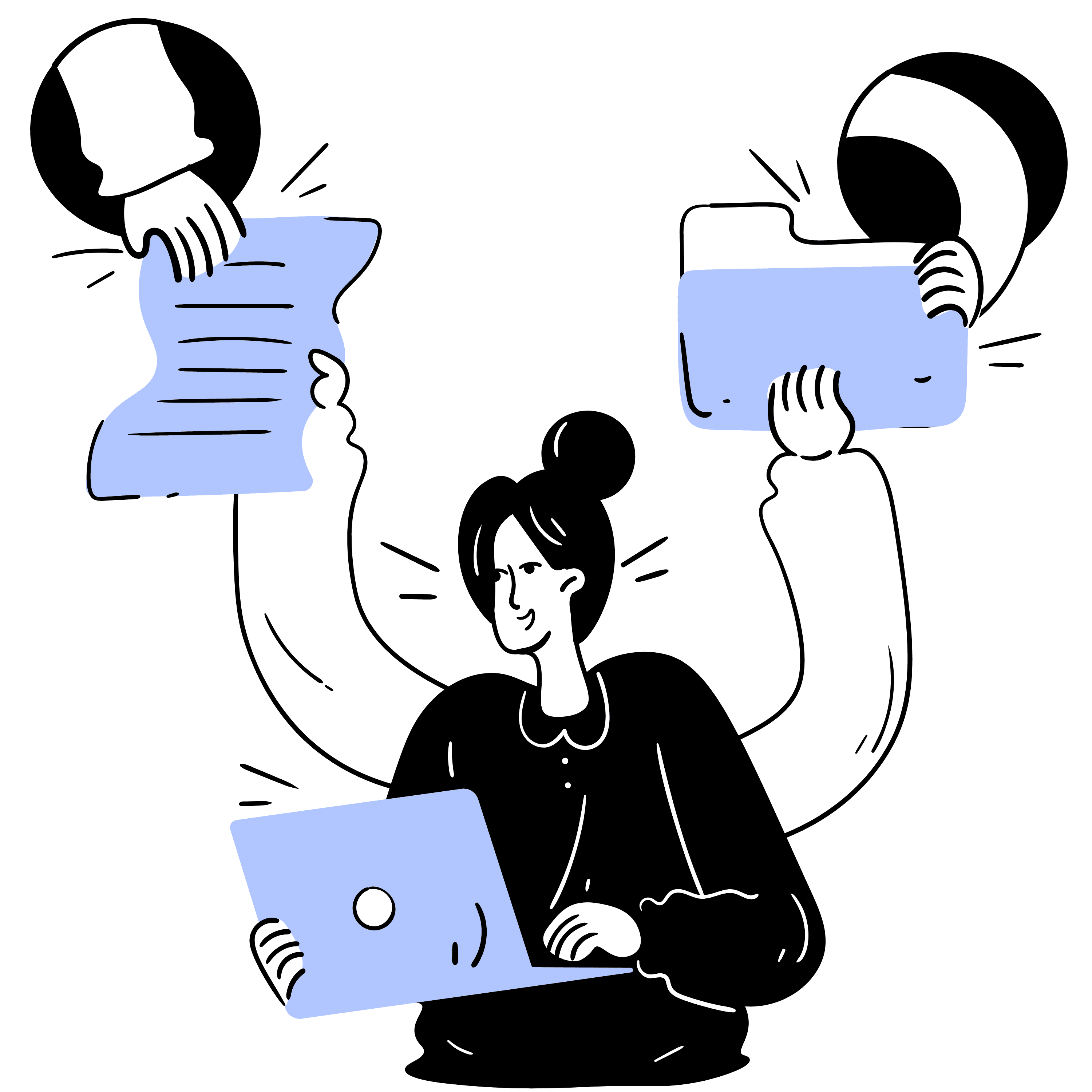 Personal brand marketing Strategy Illustration