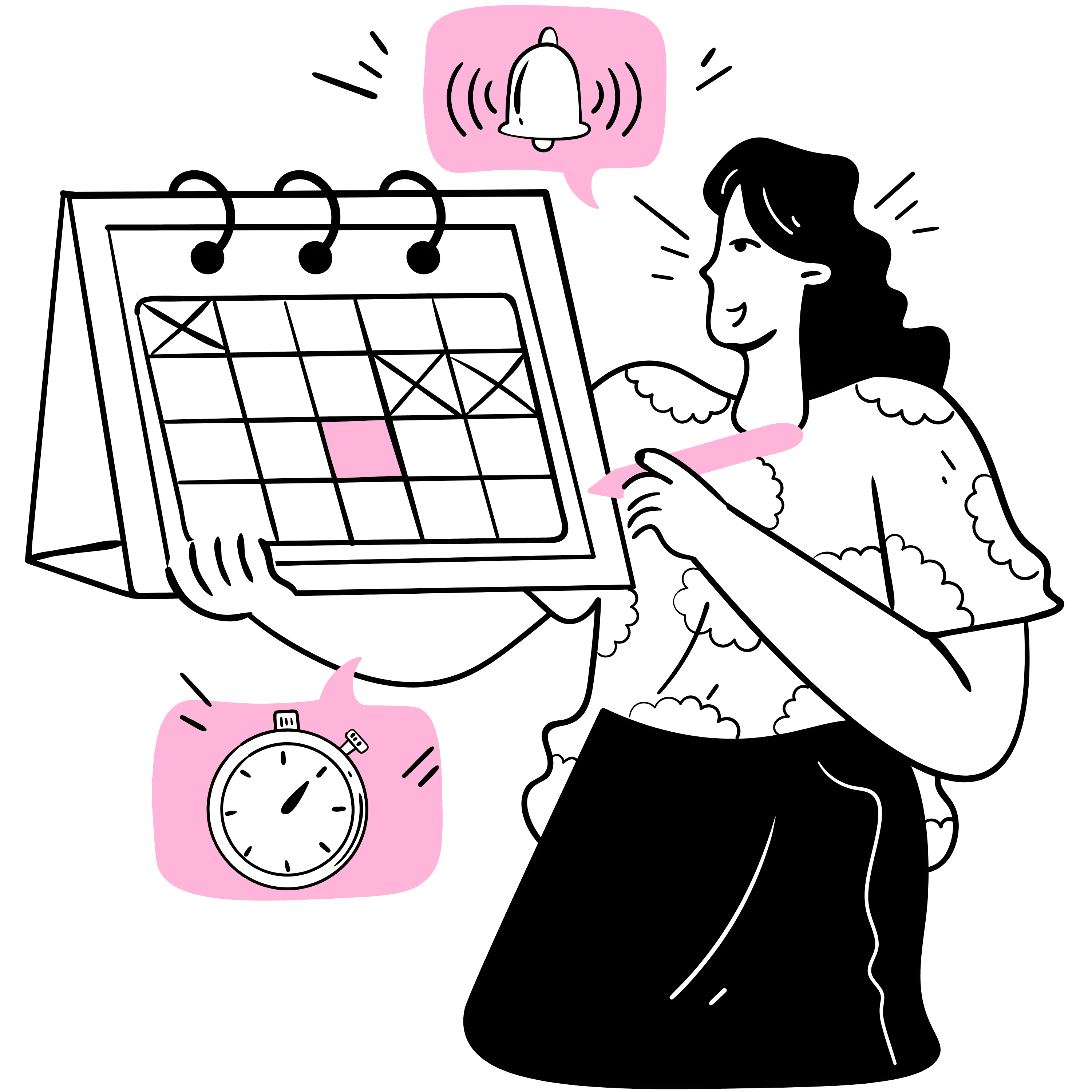 Social media Illustration