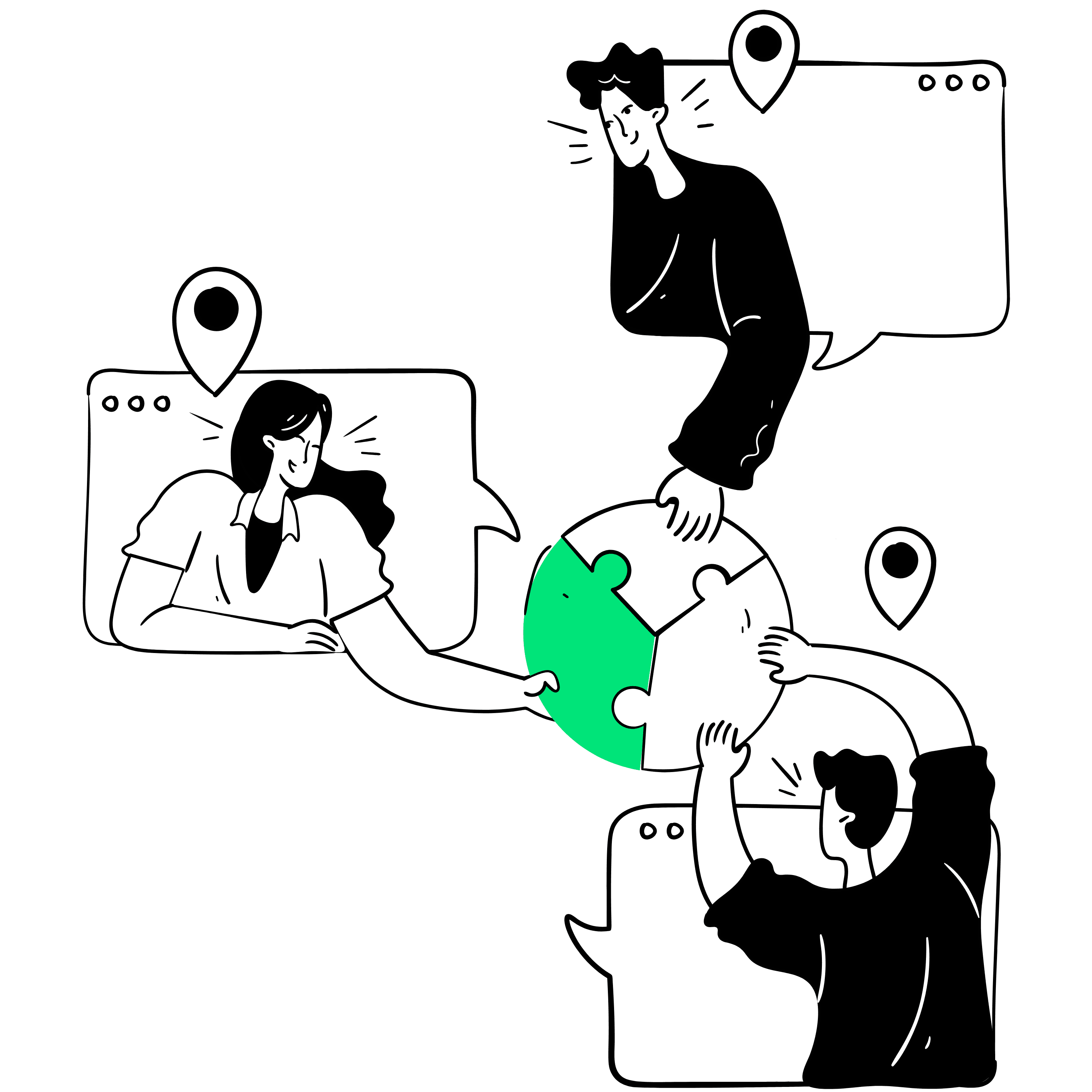 Affiliate marketing Illustration