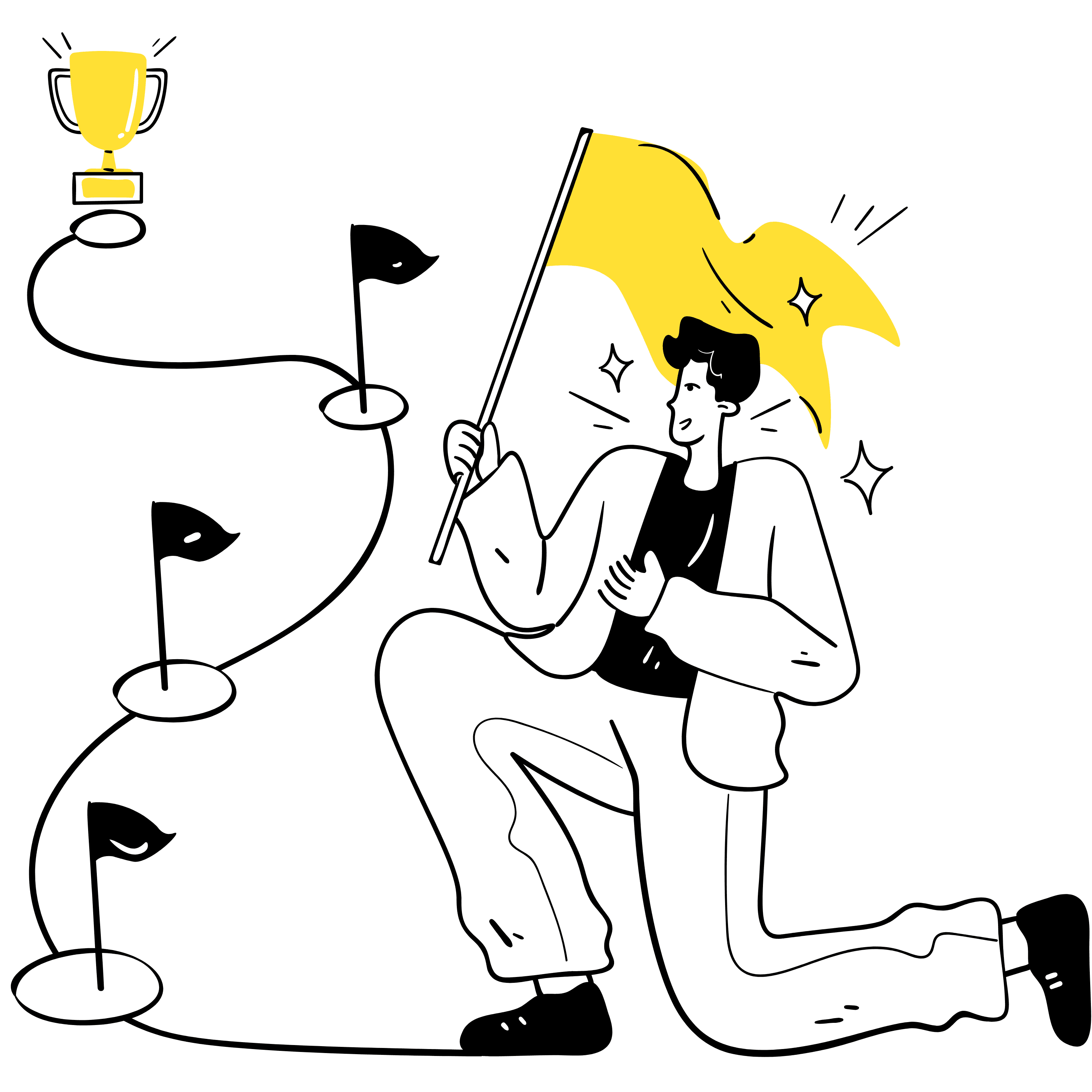 Product marketing Strategy Illustration