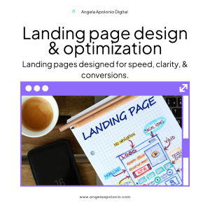 Landing page design & optimization